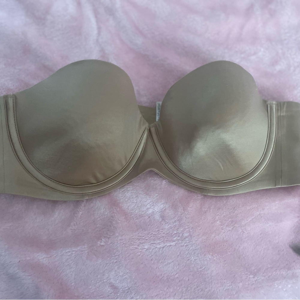 Soma Elegant Strapless Beige Bra